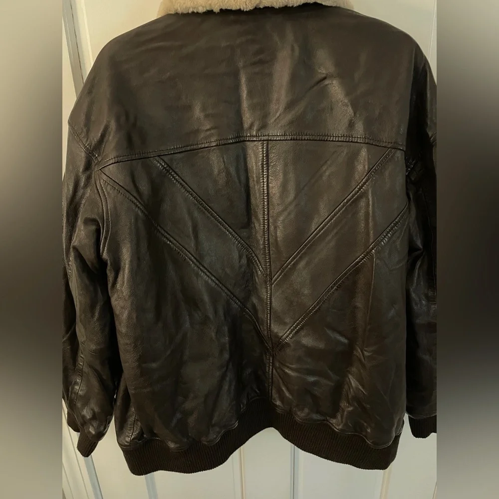 NWT Avec Les Filles Shearling Bomber Jacket